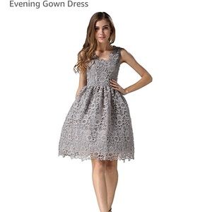 Grey Bridesmaid Dress